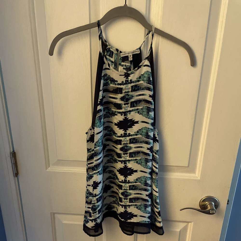 Navy summer top